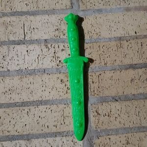 Green Plastic Sword and Scabbard